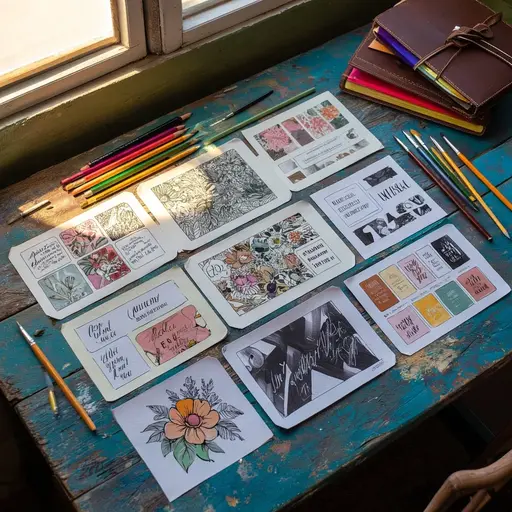 Sketchbook filled with 100+ creative drawing ideas for all skill levels