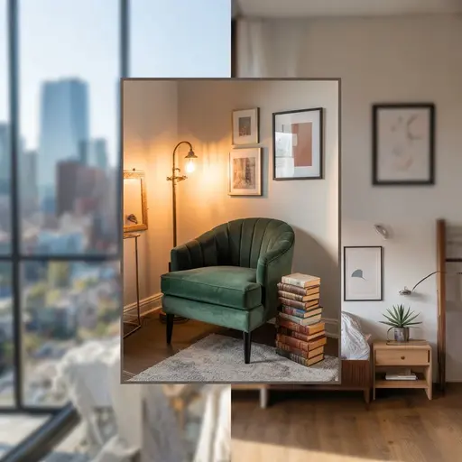 Cozy small room decor ideas with modern decor, space-saving furniture, and stylish accents.