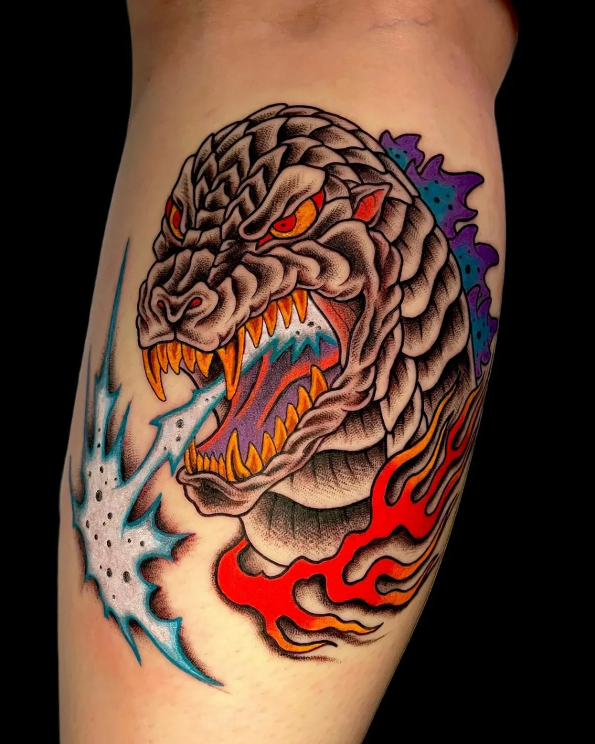 godzilla tattoo Ideas